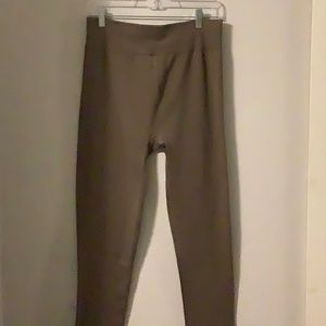 Leggings 3 Pair, High Rise New! Never Worn! Large/Ex Large. Navy, Tan and Brown.